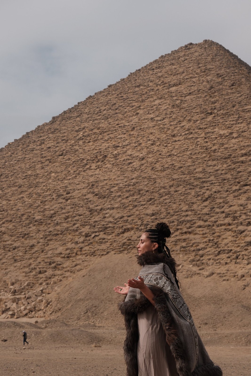 The granite coffer in the King's Chamber — precise stone proportions inside the Great Pyramid